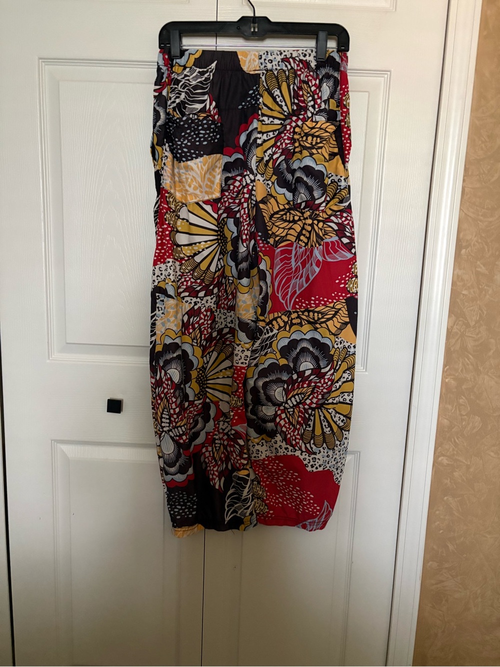 Free People Multicolor Floral Patchwork Wide Leg Pants - Picture 3 of 6